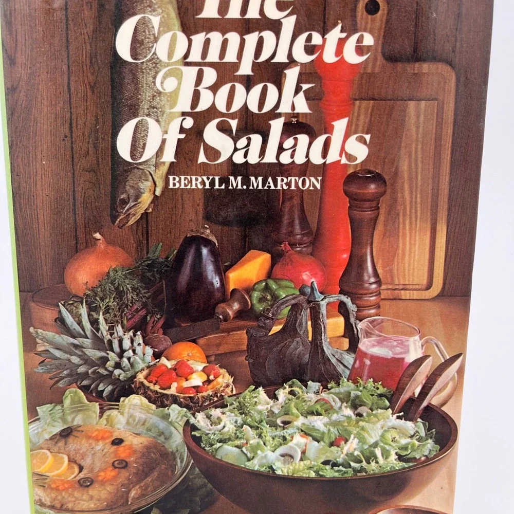 The Complete Book of Salads Beryl Marton 1969 Hardcover Vintage Cookbook Random